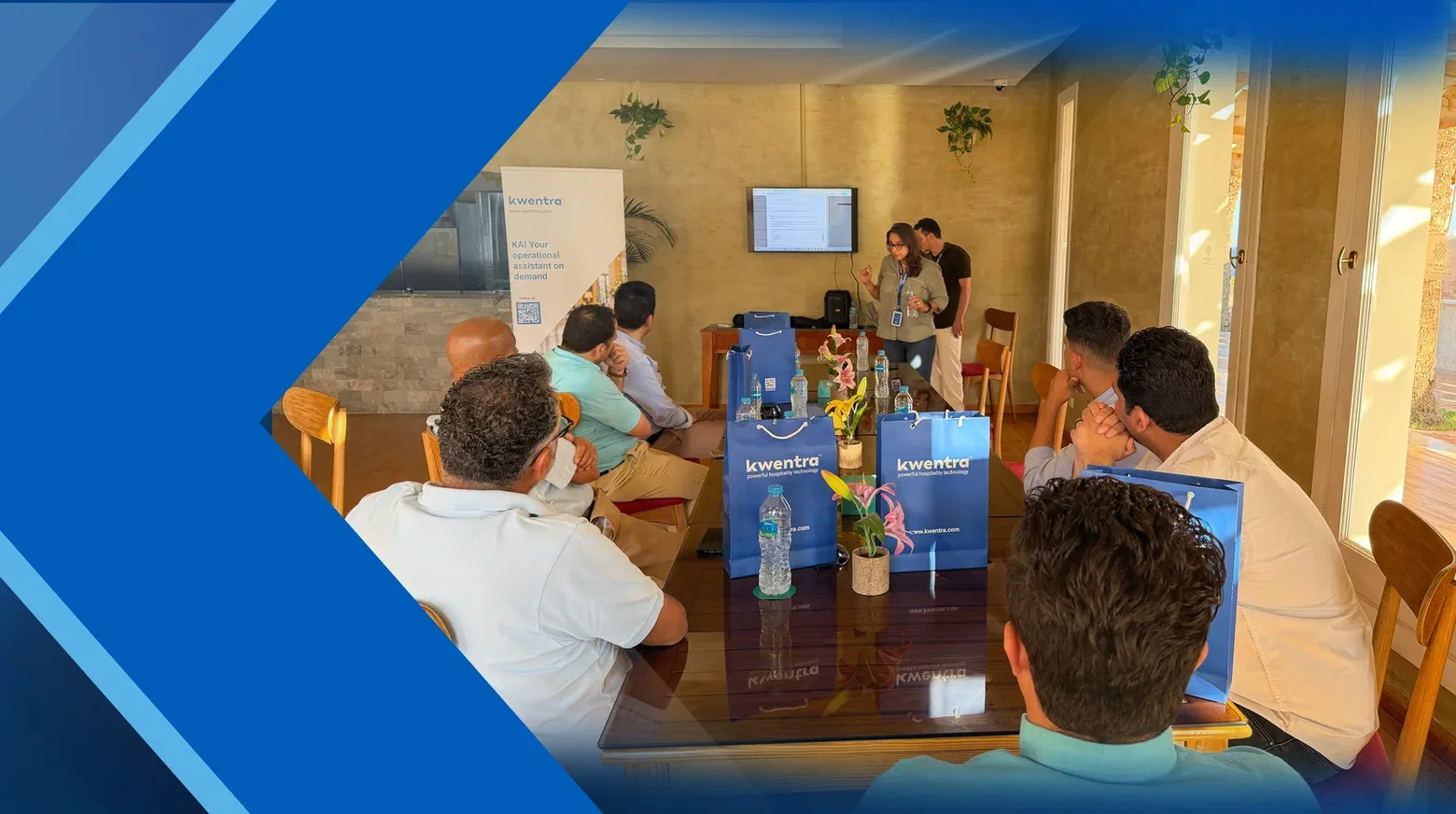 كوينترا تقدم جولة تعريفية بالمساعد الذكي K-AI لمجموعة Egyptian Vacation Club في شرم الشيخ