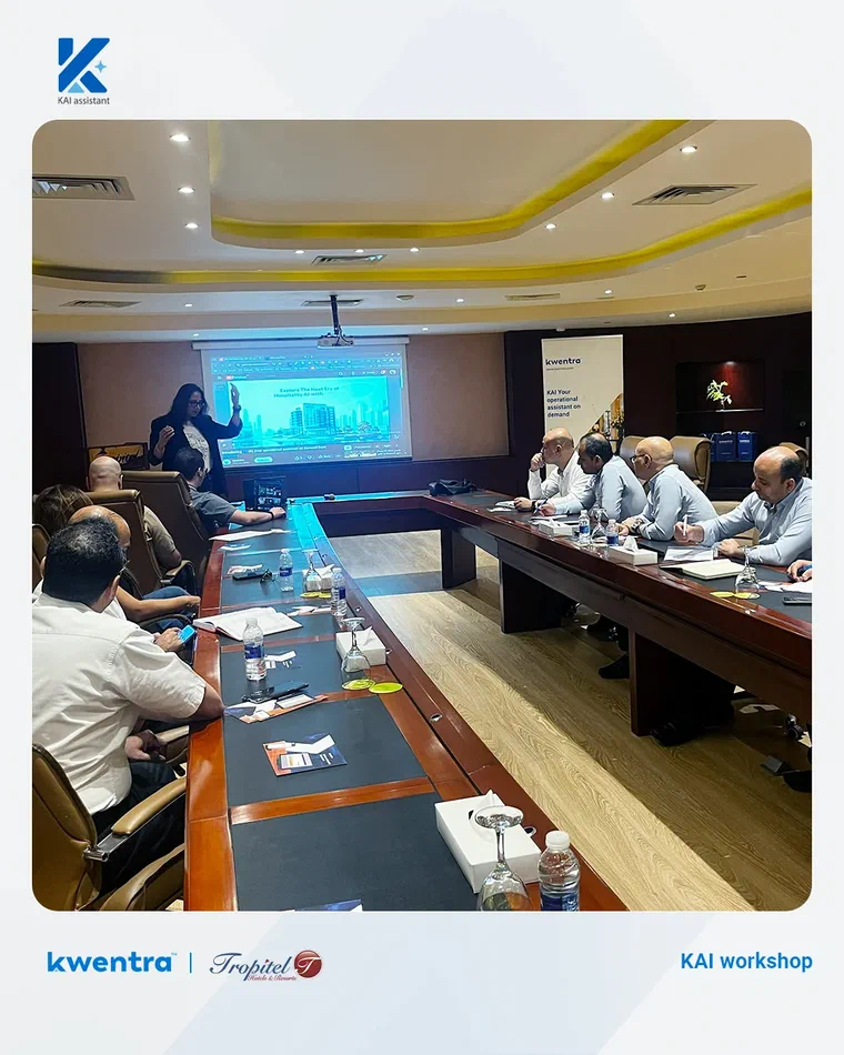 Kwentra Hosted a K-AI Workshop to Support Hotel Performance at Tropitel Sahl Hasheesh