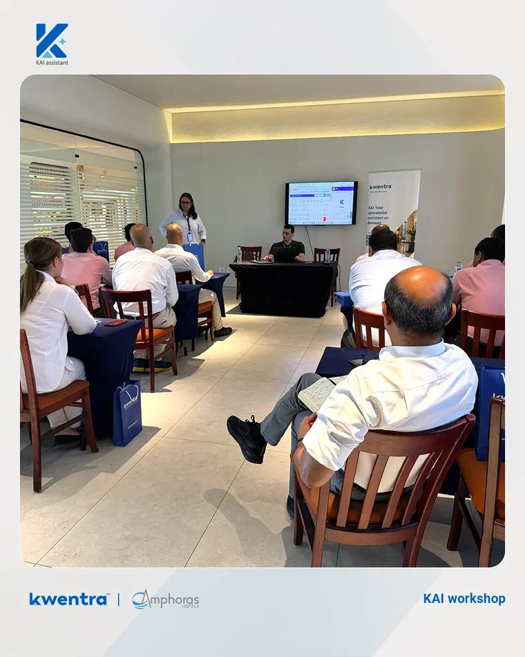 Kwentra Showcases the Future of AI-Driven Hospitality with an Interactive Workshop at Amphoras Hotels Group
